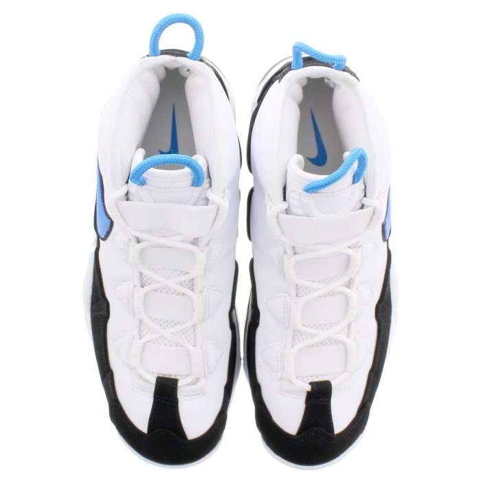 =CodE= NIKE AIR MAX UPTEMPO 95 皮革籃球鞋(白黑藍) CK0892-103 PIPPEN