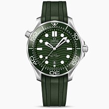 現貨 OMEGA 210.32.42.20.10.001 歐米茄 手錶 42mm 海馬300 綠面盤 陶瓷圈 膠錶帶