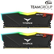 ~協明~ TEAM 十銓 T-FORCE DELTA RGB DDR4-3600 16GB(8Gx2) 超頻記憶體