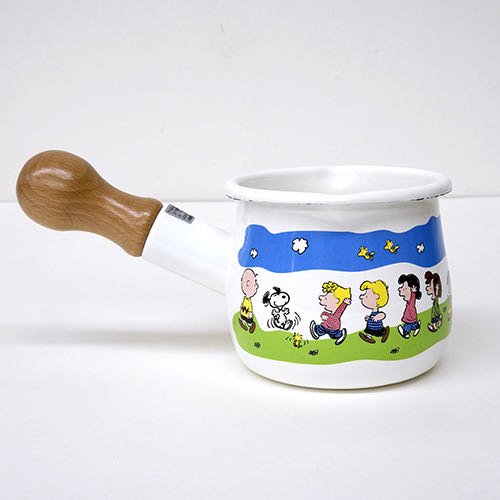 鄉村童話 日本製 Snoopy 史努比 琺瑯 牛奶鍋 現貨
