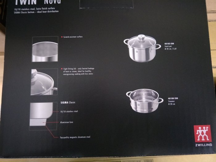 《特價》雙人牌 ZWILLING NOVA  兩件式鍋具組 SP-2110