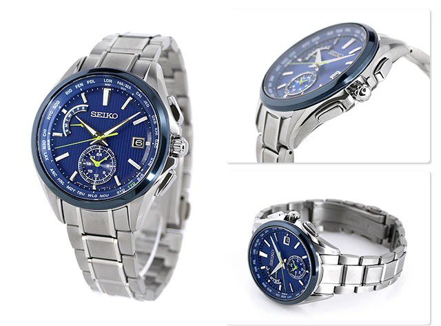 預購 SEIKO SAGA299 精工錶 手錶 43mm 藍面盤 電波錶 鋼錶帶 男錶女錶