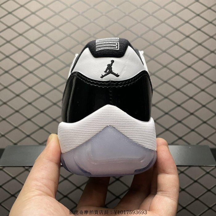 Air Jordan 11 Retro Low " Concord "黑白 扣藍 百搭 公牛 籃球鞋528895-153