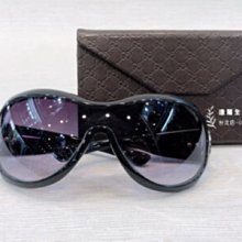 A9907 gucci黑色膠框斑馬紋馬銜太陽眼鏡 (遠麗精品 台北店)