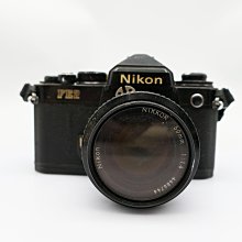 (小蔡二手挖寶網) 日本製 Nikon 尼康 FE2 單眼底片相機 未測試請斟酌下標 商品如圖 100元起標 無底價 非canon