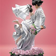 UMY七龍珠手辦悟空一生gk悟空&琪琪婚禮手辦模型雕像擺件結婚禮物