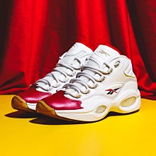 限時特價南◇2022 2月 REEBOK QUESTION MID GZ7099 白/紅/藍 復刻 NBA 籃球鞋 戰神