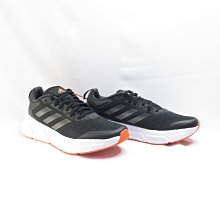 ADIDAS QUESTAR 男 慢跑鞋 輕量 避震中底 GY2265 黑 橘底【iSport愛運動】