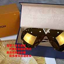 優買二手名牌店 LV Z0896W 新款 金屬LOGO 特殊 類無框 中性款 太陽眼鏡 墨鏡 新款特價 不要錯過喔