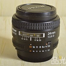【品光數位】Nikon AF 24mm F2.8 D 定焦 #112426