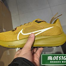 南🔥2024 1月 NIKE Pegasus 40 小飛馬 慢跑 路跑 緩震 長跑 男款 芥末黃 DV3853-700