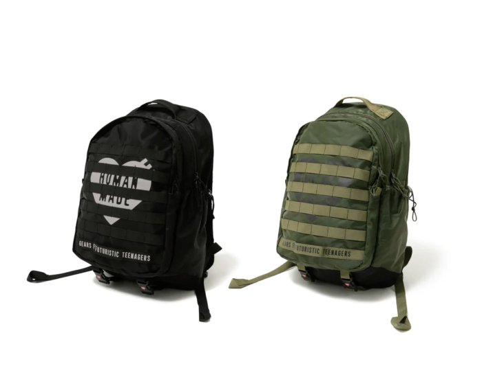 Human Made MILITARY BACKPACK 後背包HM25GD030。太陽選物社