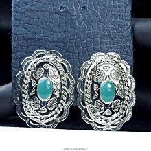 珍珠林~展示品出清特價~古典設計夾式大耳環#344