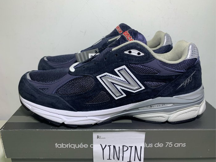 YP NEW BALANCE 990 NB3 V3 Navy 海軍藍NB990 RDA RDB RA RC 992GR VS3