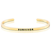 MANTRABAND Survivor 絕對強者 才能生存 金色手環