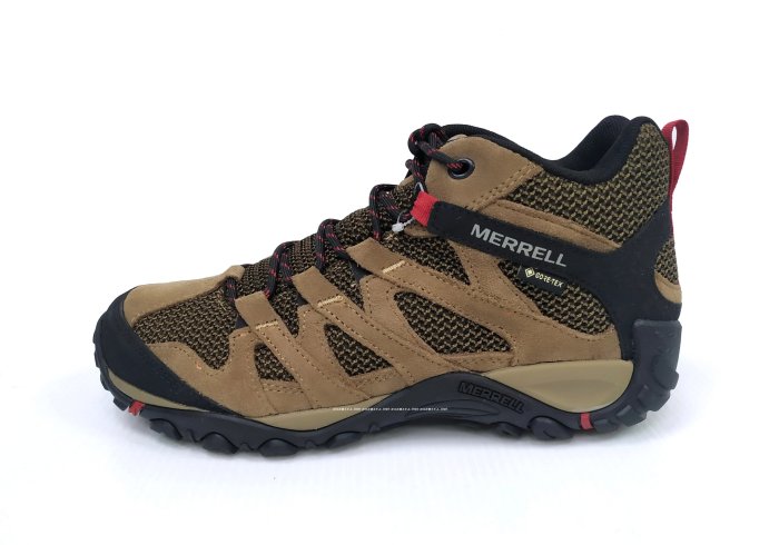【零碼出清】Merrell  Alverstone GTX 男鞋 登山  防水 透氣 麂皮 避震 棕黑 ML034551