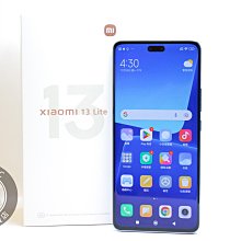 【台南橙市3C】Xiaomi 小米 13 Lite 256G 256GB 6.55吋 藍 保固至2024-6 二手手機 #84717