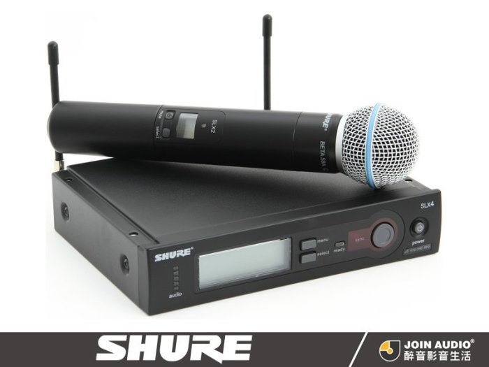 【醉音影音生活】美國舒爾 Shure SLX24/BETA58 單頻無線麥克風系統.適合演講與家庭卡拉OK.公司貨