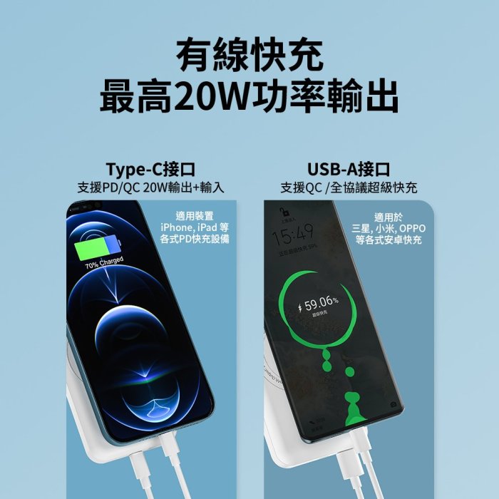 磁吸無線充 WIWU Cube磁吸無線充行動電源  Magsafe 10000mAh 無線充電器 自帶支架