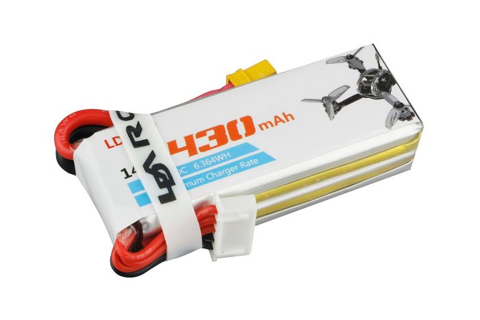 活動款LDARC 4S 14.8V 430mah 80C鋰電池ET85 85X 2寸穿越機電池