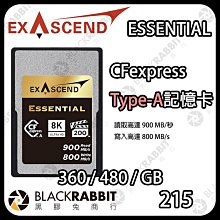 黑膠兔商行【 Exascend ESSENTIAL 系列 CFEXPRESS TYPE A 記憶卡 】 360/480 GB