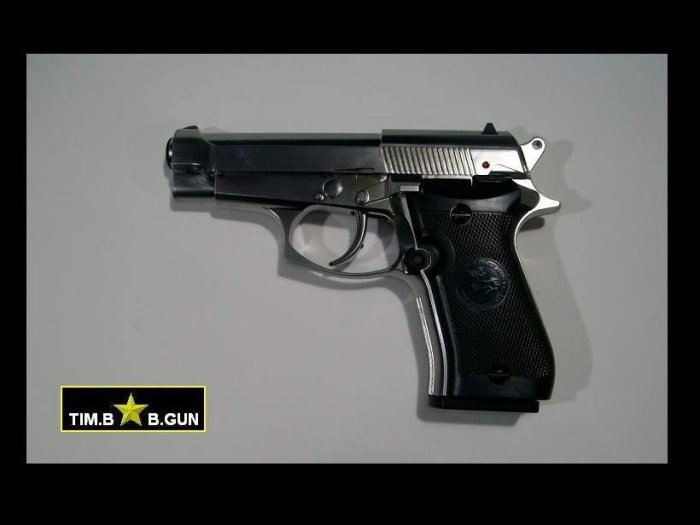 WG炫銀小M84口袋型CO2動力版瓦斯槍手槍6mm全金屬槍身生存遊戲BB槍321.301.401.403