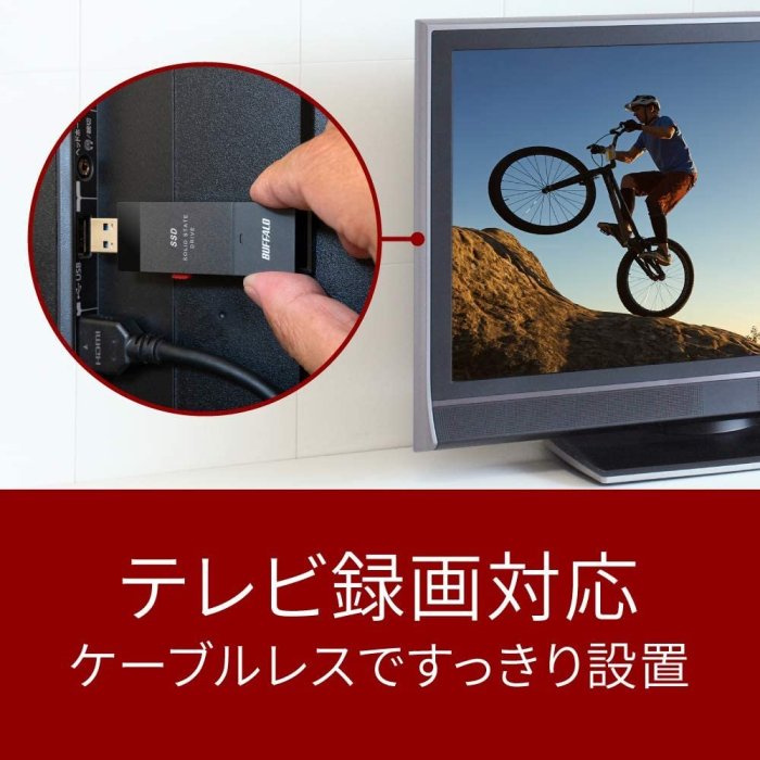 【1TB】日本 BUFFALO 攜帶型 SSD 固態硬碟 硬碟 隨身碟 記憶卡 外接硬碟 PS4 PS5適用【水貨碼頭】