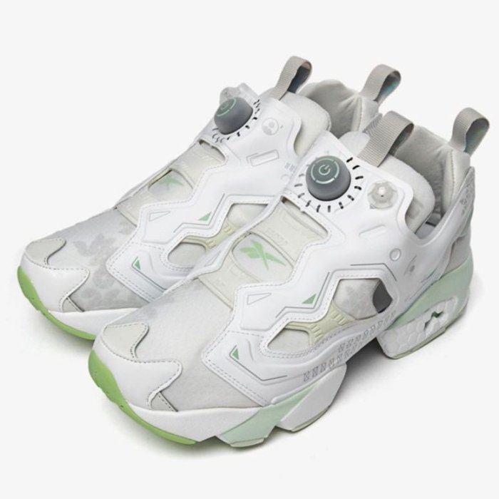 R代購Reebok InstaPump Fury Pump OG 白綠果凍Game Over 電子遊戲