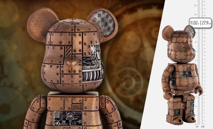 現貨MEDICOM TOY BE@RBRICK ROYAL SELANGOR STEAMPUNK 400% | Yahoo 