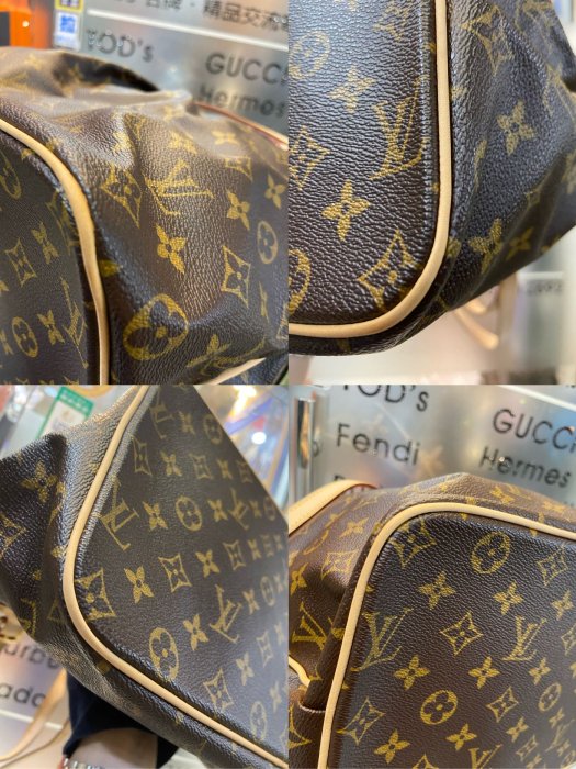 名品商行 2手名牌 LV M40146 手提/肩背兩用包 GM 狀況95成新 皮革沒變色有淺淺污庛 請参考圖片 附防塵套 購證 背袋 尺寸約W35H34D19