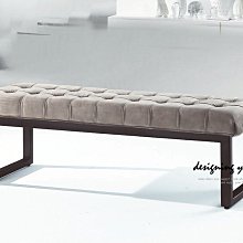 【設計私生活】蔓杜拉5尺床尾椅、玄關椅-淺灰絨布(免運費)B系列174A