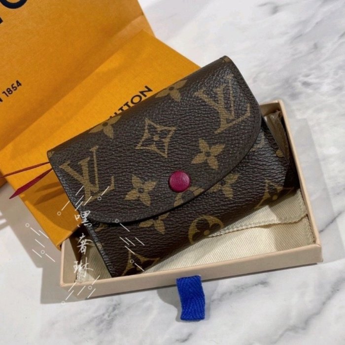 LOUIS VUITTON Rosalie Coin Purse Fuchsia M41939 Monogram– GALLERY