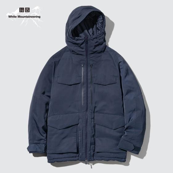 日本 UNIQLO 聯名 White Mountaineering HYBRID 羽絨 外套 防潑水  SIZE:XS