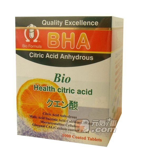 【元氣一番.com】愛酢康錠 BHA(Bio Health citric acid)1000入◎養顏美容調整體質◎