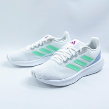 ADIDAS HP7561 RUNFALCON 3.0 女慢跑鞋 透氣 緩震 白x綠【iSport愛運動】