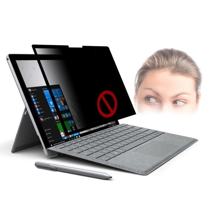 下殺 微軟surface laptop4/3反復使用pro8/X電腦防窺膜 防窺