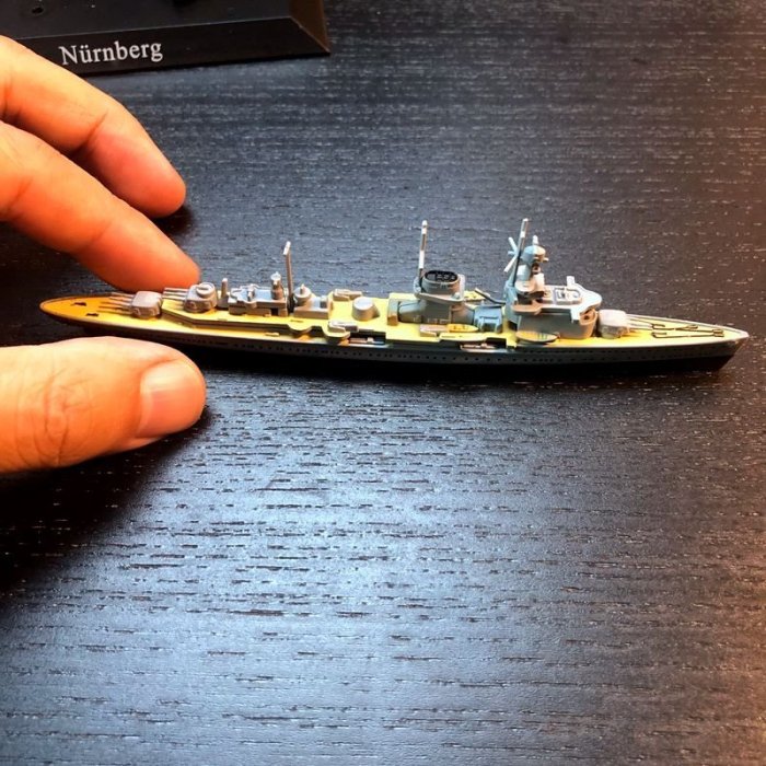 戰艦世界德國海軍系列驅逐艦巡洋艦戰艦軍事靜態成品合金艦船模型【爆款】