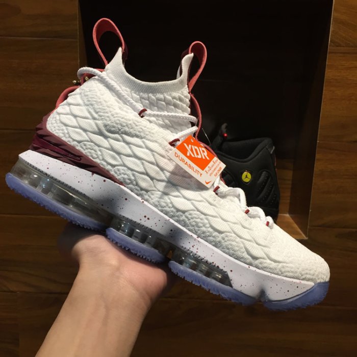 Nike Lebron 15 LBJ15 白酒紅 編織 冰底 運動籃球鞋 男鞋 897648-080