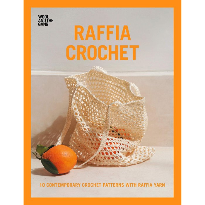 Raffia Crochet 拉菲草鉤針編織帽子包袋和配飾工藝書 英文