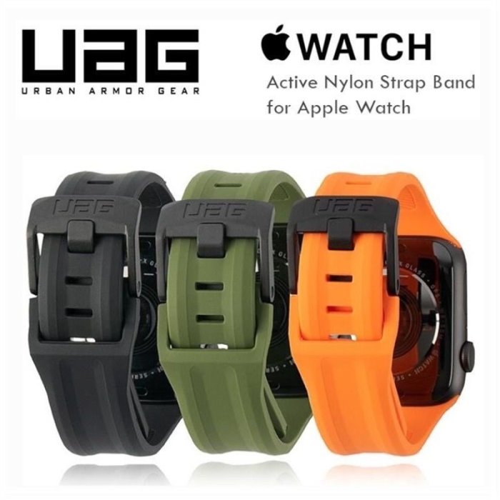 【MOMO生活館】UAG蘋果手表applewatch765表帶戶外運動硅膠38/41/42/44/45mm軟se