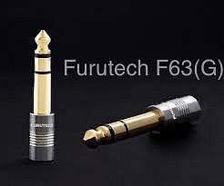 紅騰音響]Furutech F63-S(R)鍍銠版3.5轉6.3 耳機轉接頭(另有F35(R