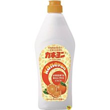 【JPGO】日本製 Kaneyo 廚房用 去漬清潔劑 550g~橘子香#834