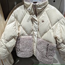 南🔥2022 11月 ADIDAS DOWN SHERPA MIX 羽絨外套 保暖 拼接 羊毛絨 女 米 HS9524