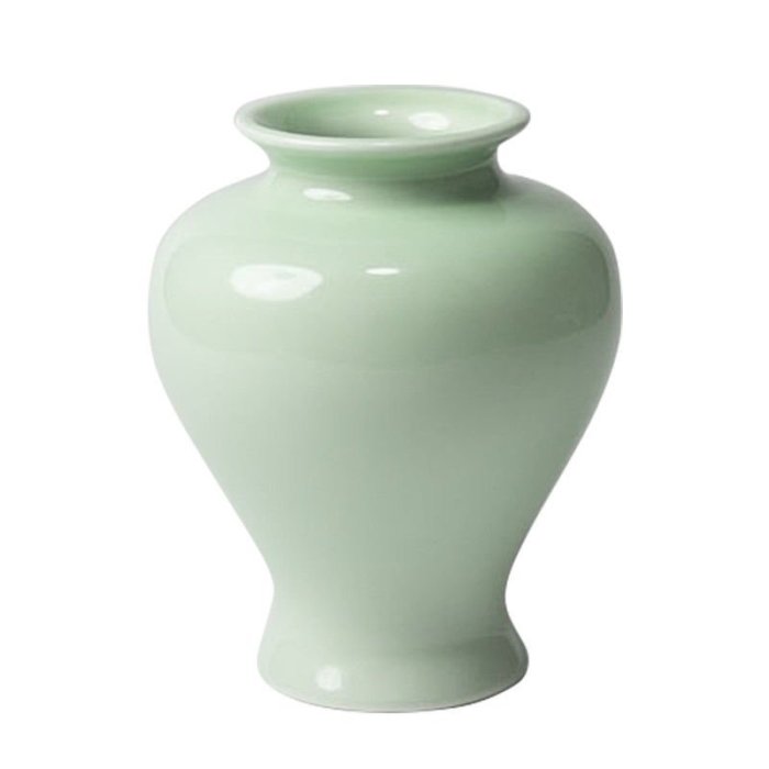 美人肩陶瓷花瓶中式禪意日式花道插花器皿投入花花器桌面擺件裝飾