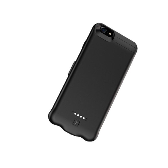 【快速出貨】蘋果iphone678P通用卡扣式 無下巴背夾電池 移動電源輕薄手機殼支架