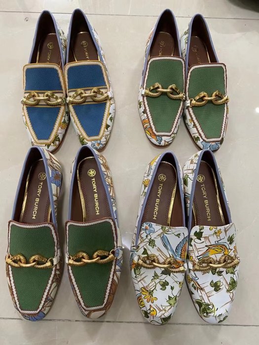 ╭☆包媽子店☆ TORY BURCH Jessa 20mm Loafers 真皮福樂鞋/懶人鞋((部份現貨))