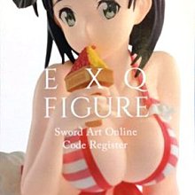 日本正版 景品 刀劍神域 Code Register SAO CR 桐谷直葉 泳裝 EXQ 模型 公仔 日本代購