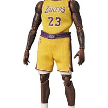 =海神坊=日本 MEDICOM MAFEX 127 詹姆士 Lebron James 洛杉磯湖人隊 可動公仔人偶模型收藏