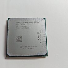 電腦雜貨店→AMD A10 5700 3.4GHz FM2腳位 CPU 二手良品 399元