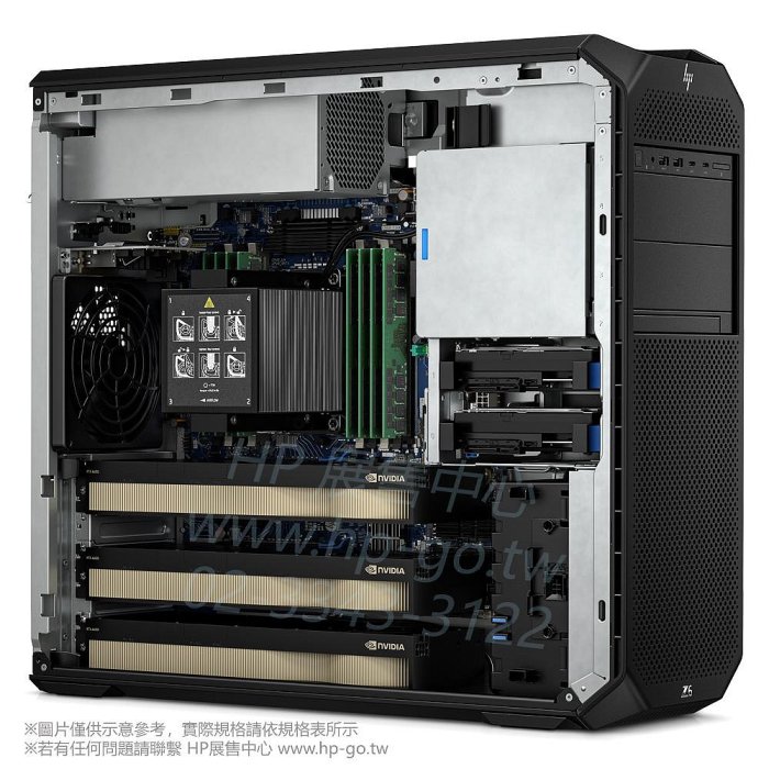 【HP展售中心】Z6G5【8F1B0PA】W5-3433/16G ECC/512G/1125W/DVD/Win11Pro【現貨】